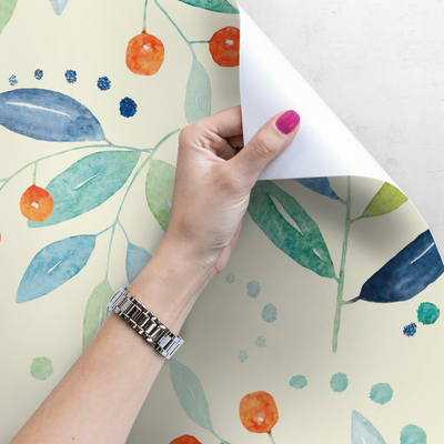 Fotobehang Veelkleurige twijgen