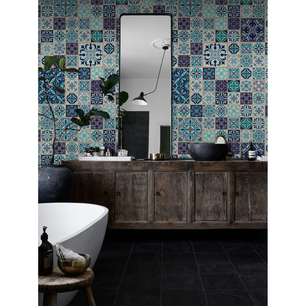 Fotobehang De schoonheid van oosterse patchwork