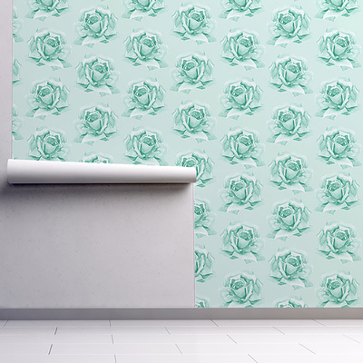 Fotobehang Voel de munt, rozenmunt