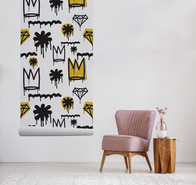 Fotobehang Extravagante graffiti