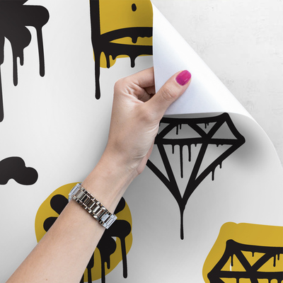 Fotobehang Extravagante graffiti