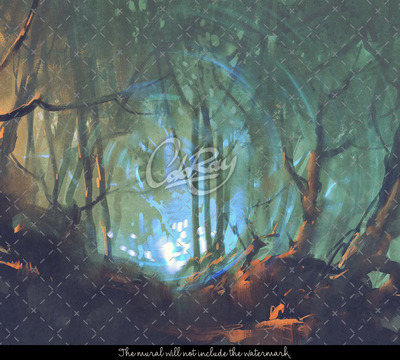 Fotobehang Geheimen van het bos