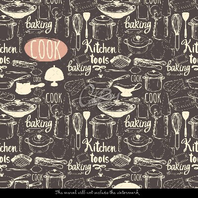 Fotobehang Keukenbenodigdheden altijd bij de hand