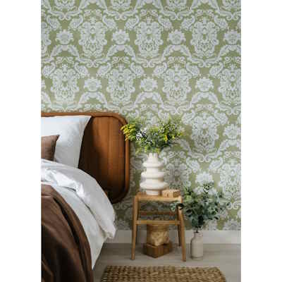 Fotobehang Sierlijke barokke lelies