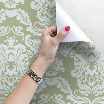 Fotobehang Sierlijke barokke lelies