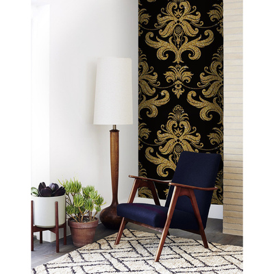 Fotobehang Ornamenten gedrenkt in goud