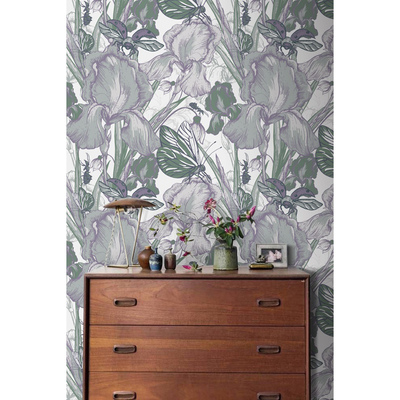 Fotobehang Bloemig, maar helemaal niet kleurrijk