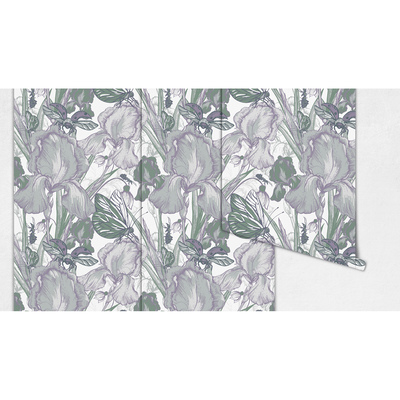 Fotobehang Bloemig, maar helemaal niet kleurrijk