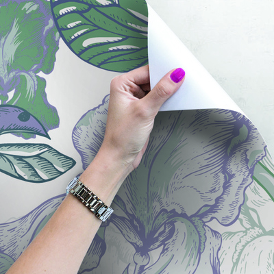 Fotobehang Bloemig, maar helemaal niet kleurrijk