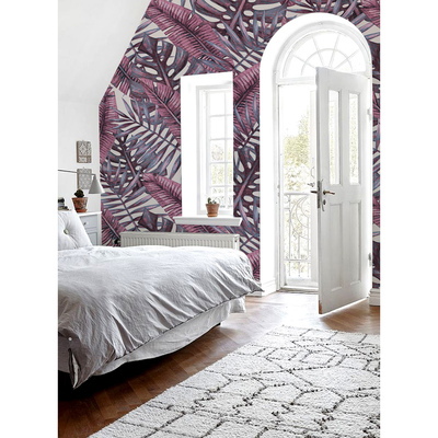 Fotobehang Paars in de tropen