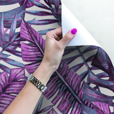 Fotobehang Paars in de tropen