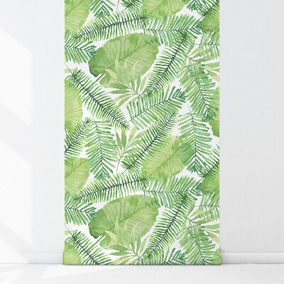 Fotobehang In het struikgewas van groene bladeren