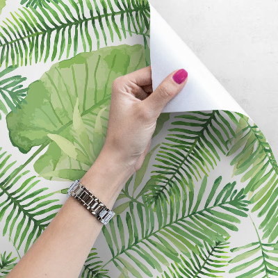 Fotobehang In het struikgewas van groene bladeren