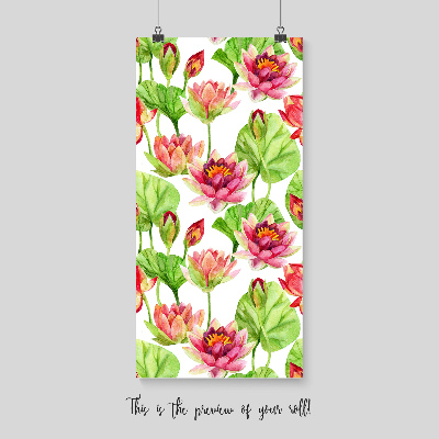 Fotobehang Zoete lotusbloemen