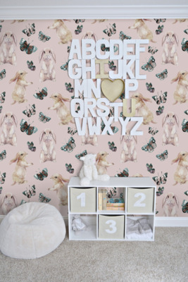 Fotobehang Konijnenspellen