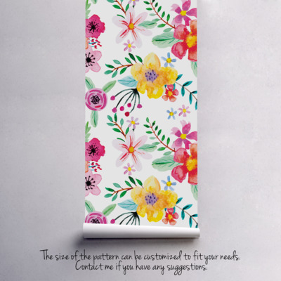 Fotobehang De droom van het bloemenmeisje