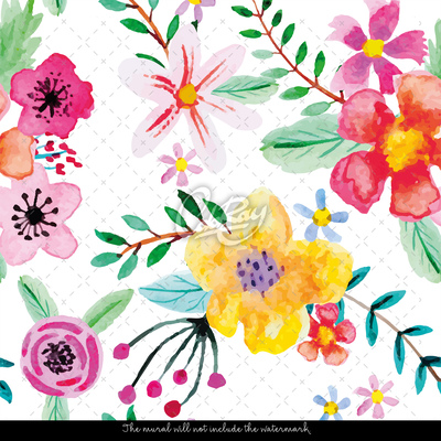 Fotobehang De droom van het bloemenmeisje