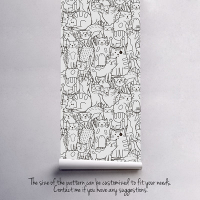 Fotobehang Kattenland