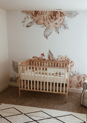 Fotobehang Bloeiende roos