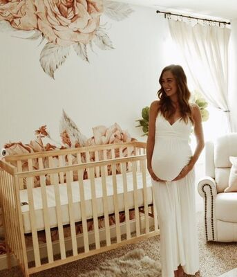 Fotobehang Bloeiende roos