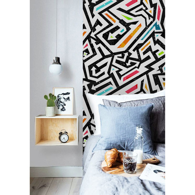 Fotobehang Regenbooggraffiti