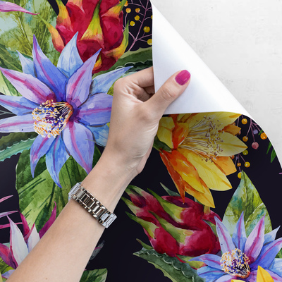 Fotobehang Paradijsbloementuin