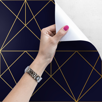 Fotobehang Gouden geometrische figuren