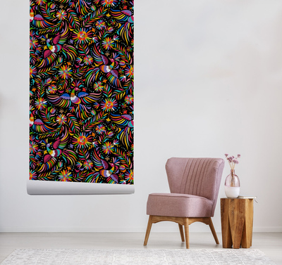 Fotobehang Kleurrijk en volks