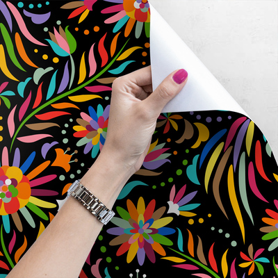 Fotobehang Kleurrijk en volks