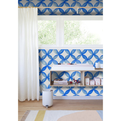 Fotobehang Blauwe Visioenen