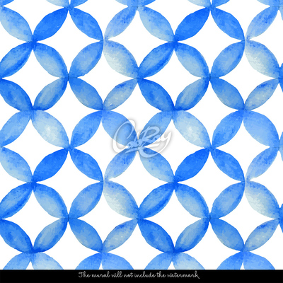 Fotobehang Blauwe Visioenen