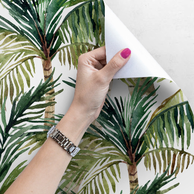 Fotobehang Realistische palmbomen