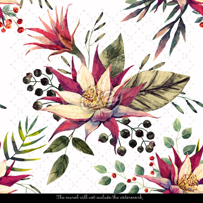 Fotobehang Mooie bloeiende tuin