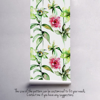 Fotobehang Lente wilde bloemen