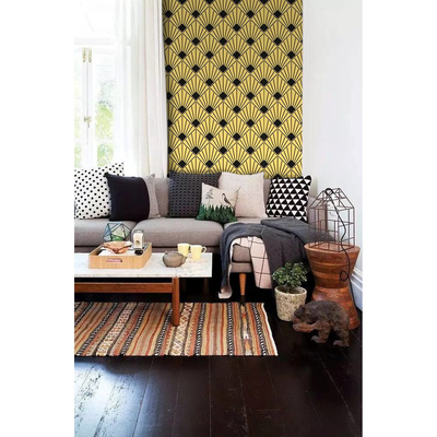 Fotobehang Goud en zwart waanzin