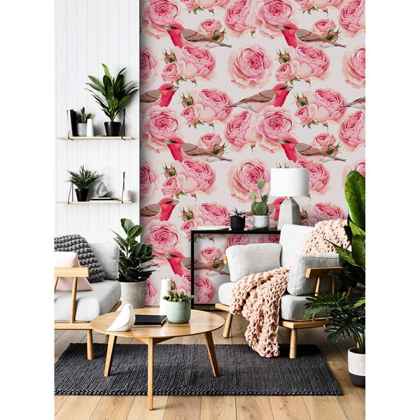 Fotobehang Roze oase