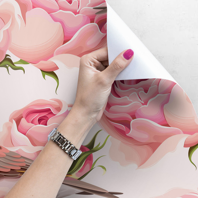 Fotobehang Roze oase