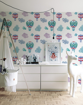 Fotobehang Ballonvaart