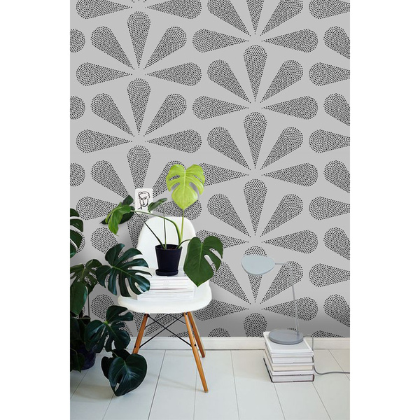 Fotobehang Gespikkelde Designer Bloemblaadjes