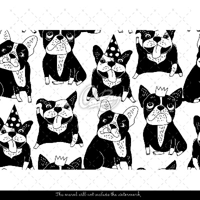 Fotobehang Grappige honden