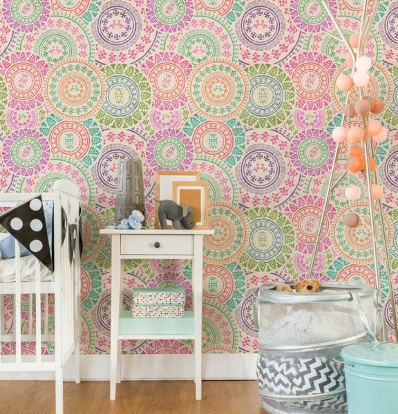 Fotobehang In de Caleidoscoop