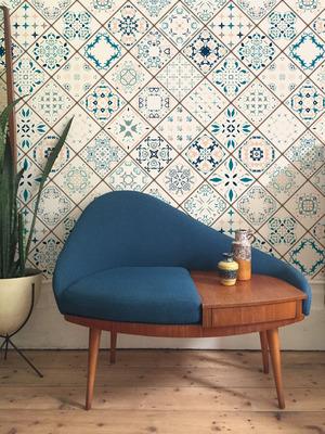 Fotobehang Tegelcompositie