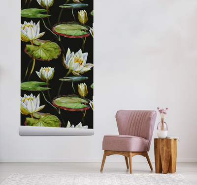 Fotobehang Prachtige lotusbloemen