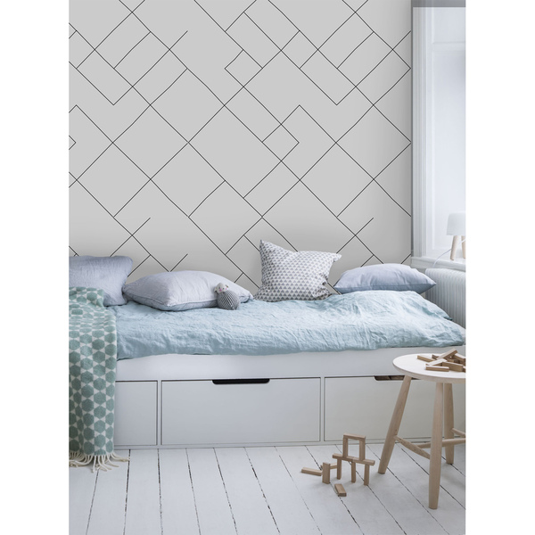 Fotobehang Witte geometrische vormen