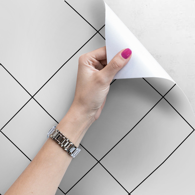 Fotobehang Witte geometrische vormen