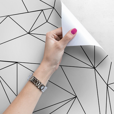 Fotobehang Zwart-wit minimalisme