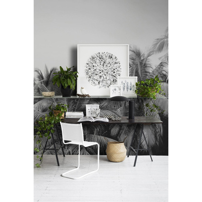 Fotobehang Zalige rust bij de palmboom