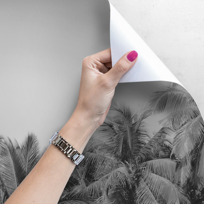 Fotobehang Zalige rust bij de palmboom