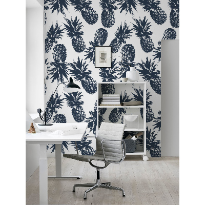 Fotobehang Ontwerper Ananas Schets