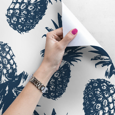 Fotobehang Ontwerper Ananas Schets